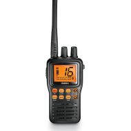 [아마존베스트]Uniden MHS75 Waterproof Handheld 2-Way VHF Marine radio, Submersible, Selectable 1/2.5/5 Watt Transmit Power. All USA/International and Canadian Marine Channels - Color Black