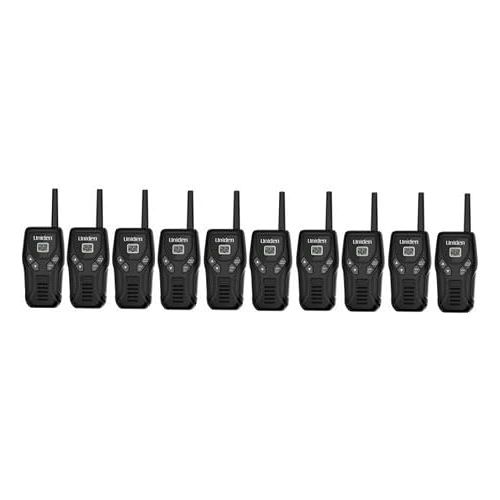  Uniden GMR2050-2C 2 Way Radio with USB Charge Cable - 20 Mile GMRS  FRS Radio with Charger - 10-Pack