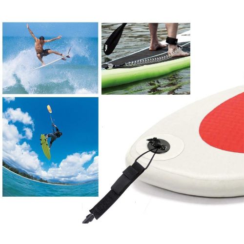  Unigear Premium 10 Coiled SUP Leash Inflatable Paddle Board Surfboard Leash with Waterproof Wallet
