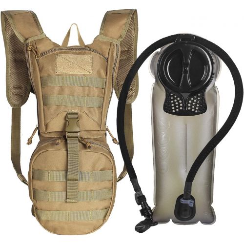  [아마존 핫딜]  [아마존핫딜]Unigear Tactical Hydration Pack Backpack 900D with 2.5L Bladder for Hiking, Biking, Running, Walking and Climbing