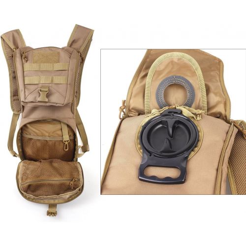  [아마존 핫딜]  [아마존핫딜]Unigear Tactical Hydration Pack Backpack 900D with 2.5L Bladder for Hiking, Biking, Running, Walking and Climbing