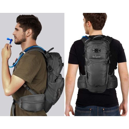  [아마존 핫딜]  [아마존핫딜]Unigear Hydration Packs Backpack with 2L TPU Water Bladder Reservoir, Thermal Insulation Pack Keeps Liquid Cool up to 4 Hours for Running, Hiking, Climbing, Cycling