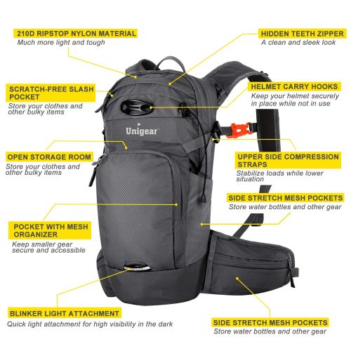  [아마존 핫딜]  [아마존핫딜]Unigear Hydration Packs Backpack with 2L TPU Water Bladder Reservoir, Thermal Insulation Pack Keeps Liquid Cool up to 4 Hours for Running, Hiking, Climbing, Cycling