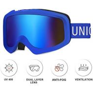 [아마존 핫딜] [아마존핫딜]Unigear Skido X1 Ski Goggles, Snowboard Snow Goggles for Men, Women & Youth  Anti-Fog & 100% UV Protection