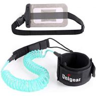 Visit the Unigear Store Unigear Premium SUP Leash 10 Coiled Stand Up Paddle Board Surfboard Leash Stay on Board with Waterproof Phone Case/Wallet