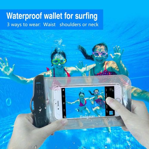  Visit the Unigear Store Unigear Premium SUP Leash 10 Coiled Stand Up Paddle Board Surfboard Leash Stay on Board with Waterproof Phone Case/Wallet