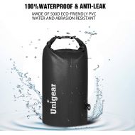 Unigear Dry Bag Waterproof, Floating and Lightweight Bags for Kayaking, Boating, Fishing, Swimming and Camping with Waterproof Phone Case