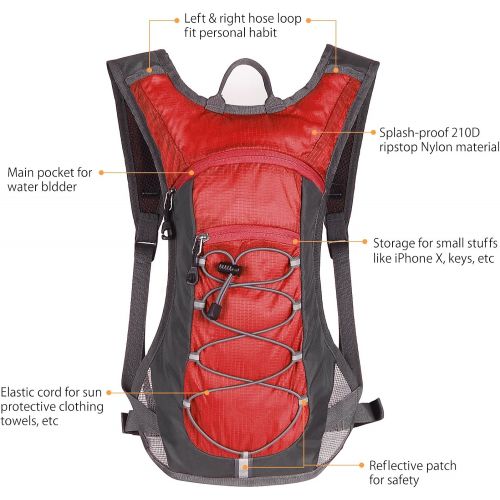  Unigear Hydration Pack Backpack with 70 oz 2L Water Bladder for Running, Hiking, Cycling, Climbing, Camping, Biking