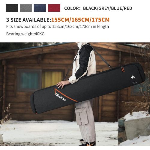  [아마존베스트]Unigear Ski Bag Snowboard Bag Reinforced Double Padding Bag, Perfect for Road Trips and Air Plane Travel for Snowboard, Goggles, Gloves, Ski Outdoor Camping, and Hiking Accessories