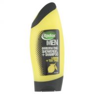 Radox Men 2in1 Invigorating Shower Gel Shampoo Lemon Tea Tree 250ml Pack of 6 by Unilever