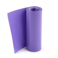 Unique Bargains Purple PVC Heat Shrink Tubing Wrap 85mm Flat Width 2m for 18650 Battery Pack