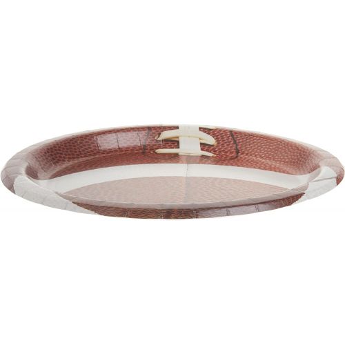  Unique Football Dinner Plates, 8ct