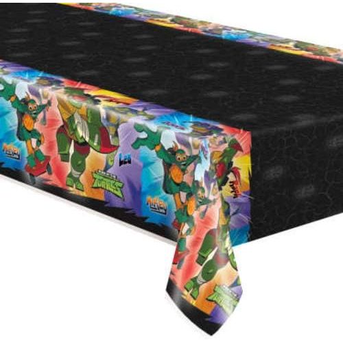  Unique Teenage Mutant Ninja Turtles Plastic Table Cover, 54 x 84, Multi Color (79303)