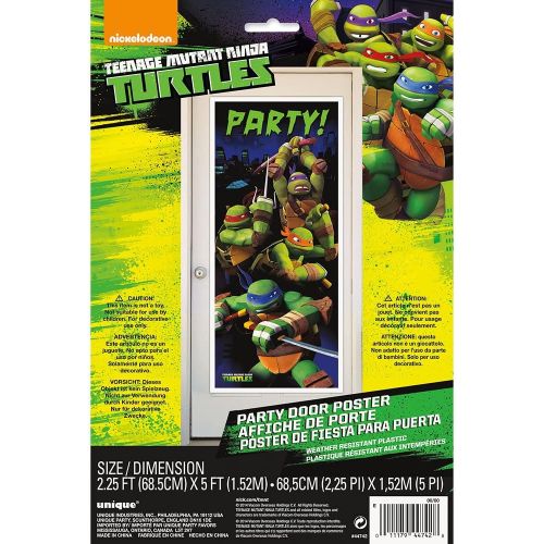  Unique Plastic Teenage Mutant Ninja Turtles Door Poster, 60 x 27