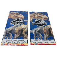 Unique Jurassic World Fallen Kingdom Plastic Tablecover Party Supplies, 2 Pack