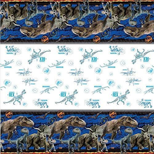  Unique Jurassic World Fallen Kingdom Plastic Tablecover Party Supplies, 2 Pack