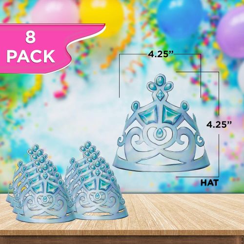  Unique The Little Mermaid Party Favor Bundle Tattoo Sheets, Party Hats, Blowouts, Loot Bags Kids Birthday, Underwater Themed Event, Halloween, Officially Licensed by Unique