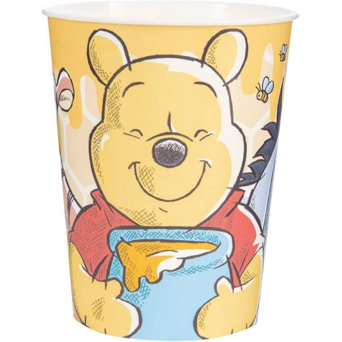  Unique Disney Winnie the Pooh Plastic Stadium Cup 1 Pc, multicolor, one size