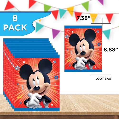  Unique Disney Junior Mickey Mouse Party Favor Bundle Blowouts, Loot Bags, Stickers Kids Birthday Party, Baby Shower Decor, Party Decoration Supplies