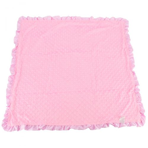  Unique Baby Minky Dot Swaddle Blanket Newborn, Unicorn Pink