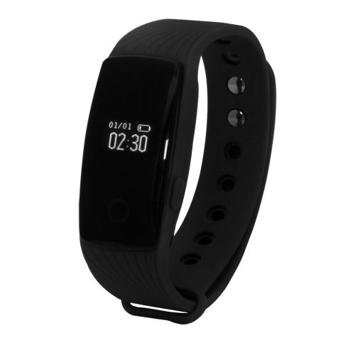  Unique Bargains Smartband Heart Rate Monitor Actively Fitness Tracker Sleep Bracelet Black