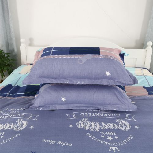  Unique Bargains Home Cotton Bedding Collection Soft Pillowcase Duvet Cover Set 3-Piece