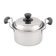 Unique Bargains Restaurant Stainless Steel Cooking Soup Porrige Stockpot Pot 10.2 Inches Length