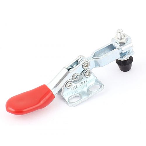  Unique Bargains Quick Holding Red Horizontal Handle Toggle Clamp 27Kg 60 Lbs 4Pcs