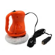 Unique Bargains DC 12V Orange Black Waxing Buffing Machine Car Electric Waxer Polisher Cleaning