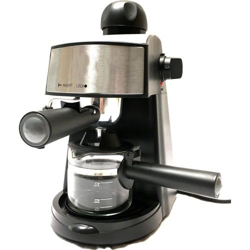  [아마존베스트]Unique Imports Powerful steam Espresso and Cappuccino Maker Barista Express Machine Black - Make European Espresso