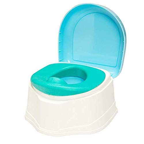  Unique Imports Kids Training Potty Trainer Toilet Seat Chair-Training Seat Booster Step Tool Potty for Safety Comfort Support Transition for Quick Clean, Back Support