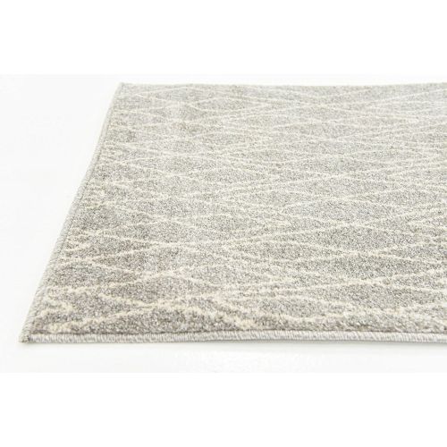  Unique Loom Fez Collection Moroccan Tribal Gray Area Rug (2 x 3)