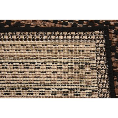  Unique Loom Modern Outdoor Border Contemporary Area Rug