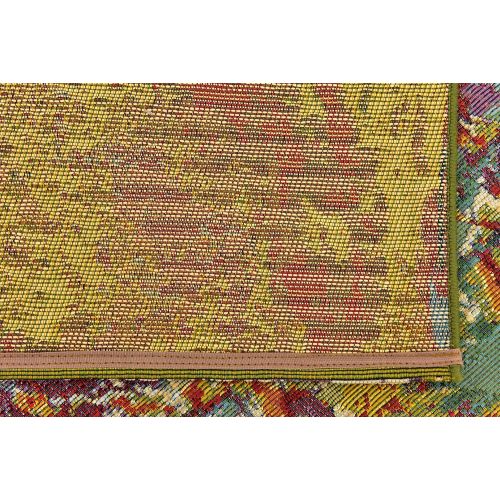  Unique Loom Modern Abstract Outdoor Modern Contemporary Area Rug