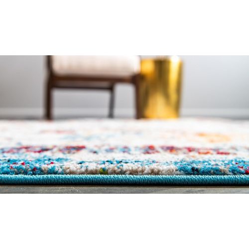  Unique Loom Traditional 4 feet by 6 feet (4 x 6) Venice Multi Area Rug