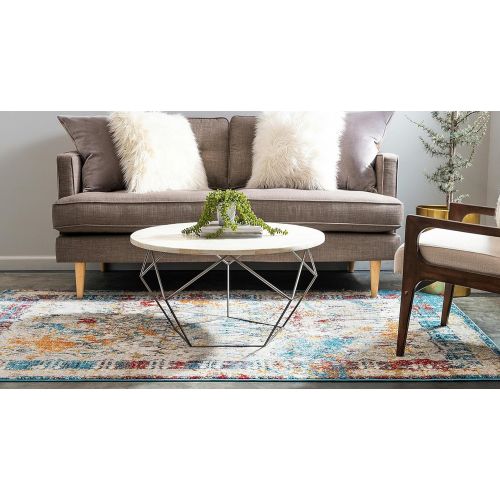  Unique Loom Traditional 4 feet by 6 feet (4 x 6) Venice Multi Area Rug