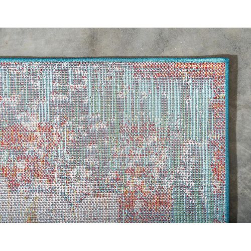  Unique Loom Traditional 4 feet by 6 feet (4 x 6) Venice Multi Area Rug