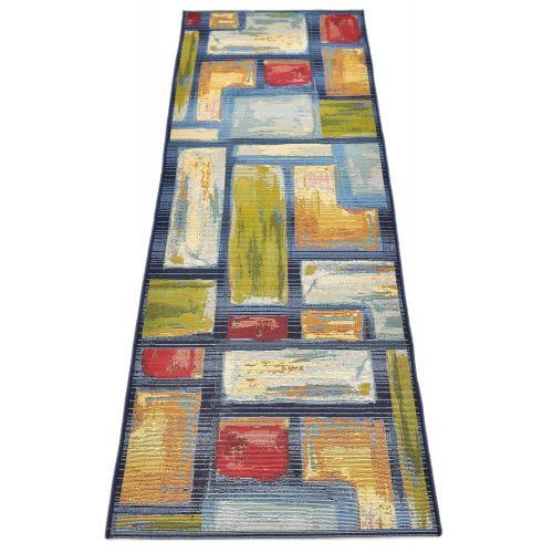  Unique Loom 3138529 Area Rug 2 x 6 Runner Multi