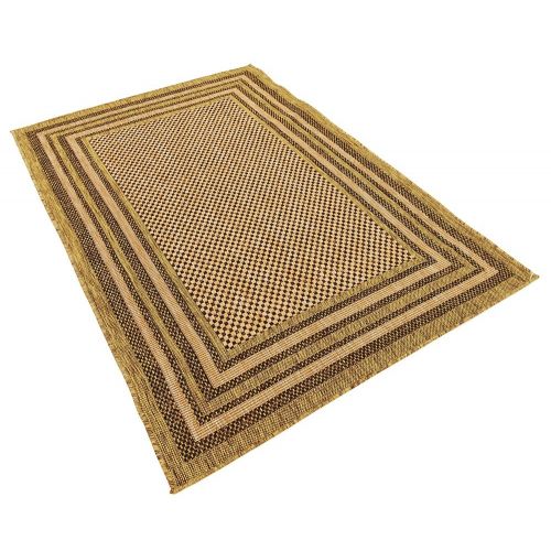  Unique Loom Modern Traditional Outdoor Border Contemporary Area Rug