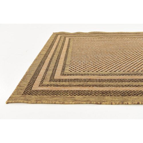  Unique Loom Modern Traditional Outdoor Border Contemporary Area Rug