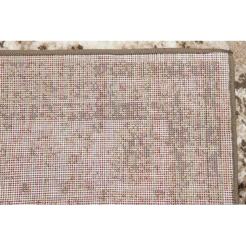  Unique Loom Sofia Traditional Area Rug, 5 0 x 8 0, Light Brown