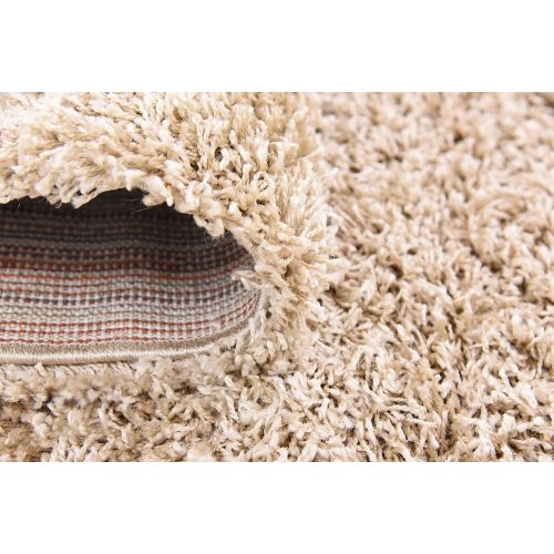  Unique Loom Modern Plush Solid Shag Contemporary Area Rug