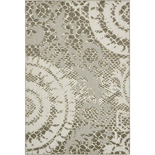  Unique Loom Outdoor Collection Watercolor Abstract Transitional Indoor and Outdoor Multi Square Rug (6 x 6)