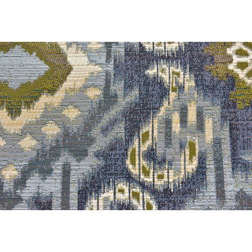  Unique Loom Outdoor Collection Watercolor Abstract Transitional Indoor and Outdoor Multi Square Rug (6 x 6)