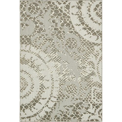  Unique Loom Outdoor Collection Watercolor Abstract Transitional Indoor and Outdoor Multi Square Rug (6 x 6)