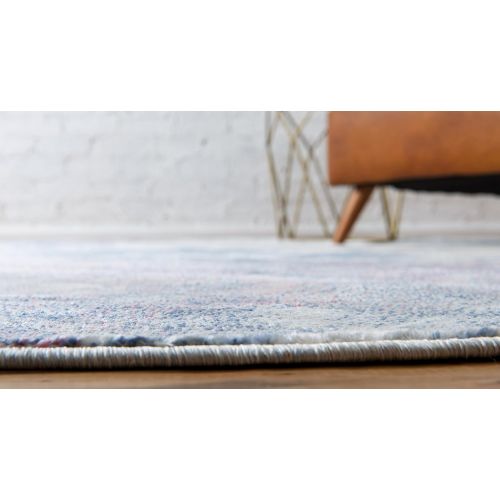  Unique Loom Helios Collection Modern Vintage Over-Dyed Multi Area Rug (5 x 8)