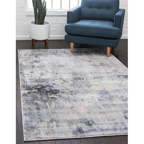  Unique Loom Helios Collection Modern Vintage Over-Dyed Multi Area Rug (5 x 8)