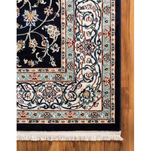  Unique Loom Narenj Collection Classic Traditional Repeating Pattern Burgundy Area Rug (5 x 8)