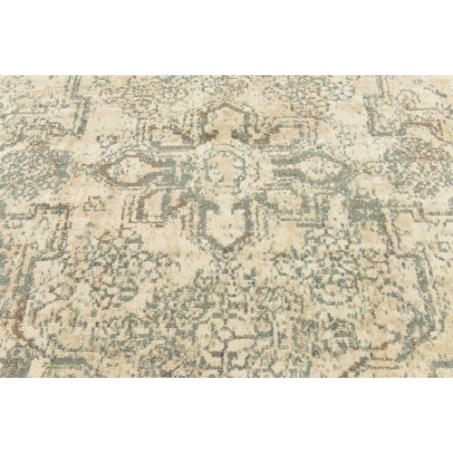  Unique Loom Tuareg Collection Vintage Distressed Traditional Cream Square Rug (8 x 8)