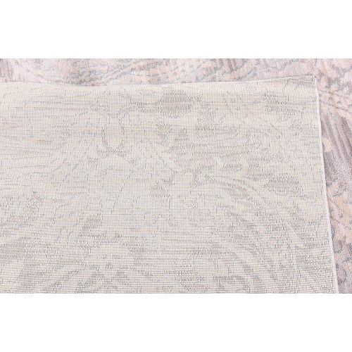  Unique Loom Paris Collection Pastel Tones Traditional Distressed Gray Area Rug (12 x 16)